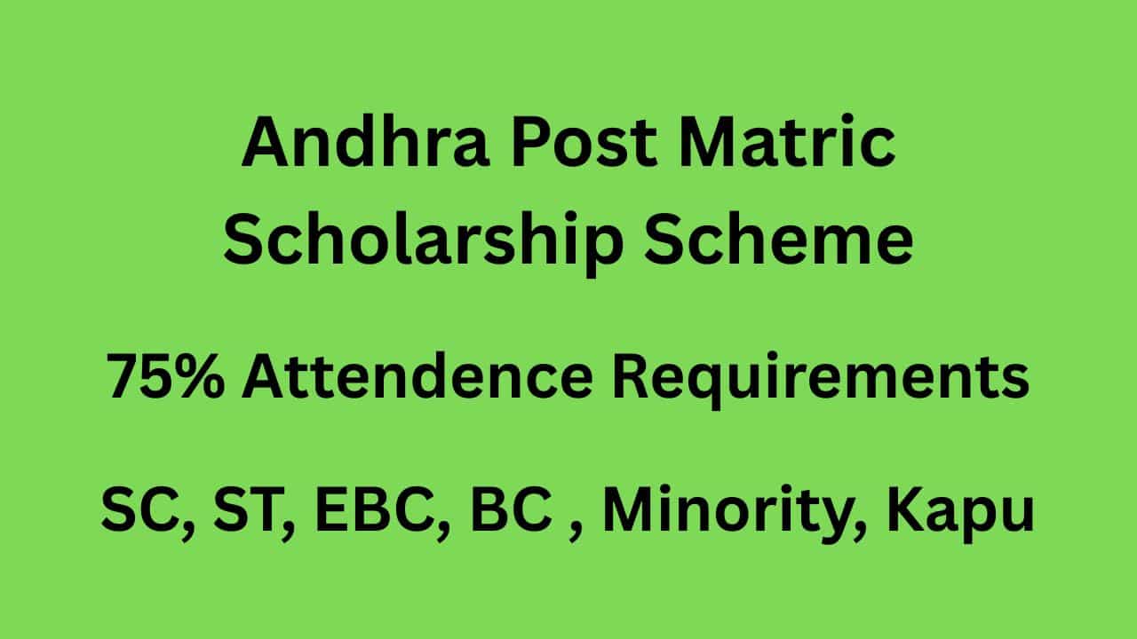 Post Matric Scholarship