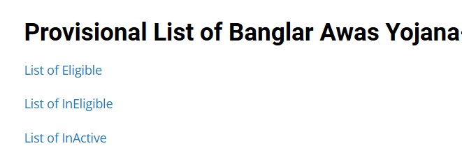 Banglar Bari 2nd List
