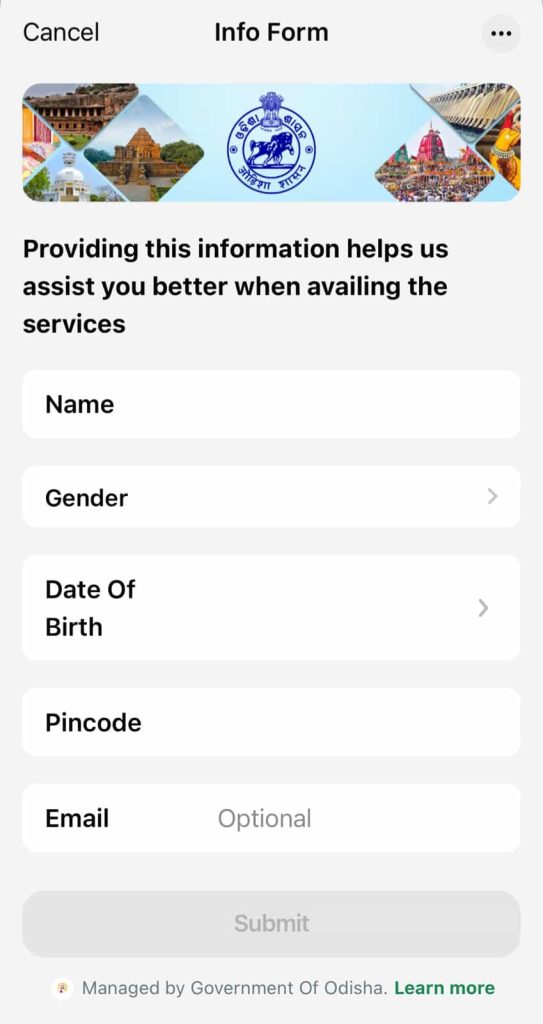 WhatsApp e-governance Ama Saathi 
