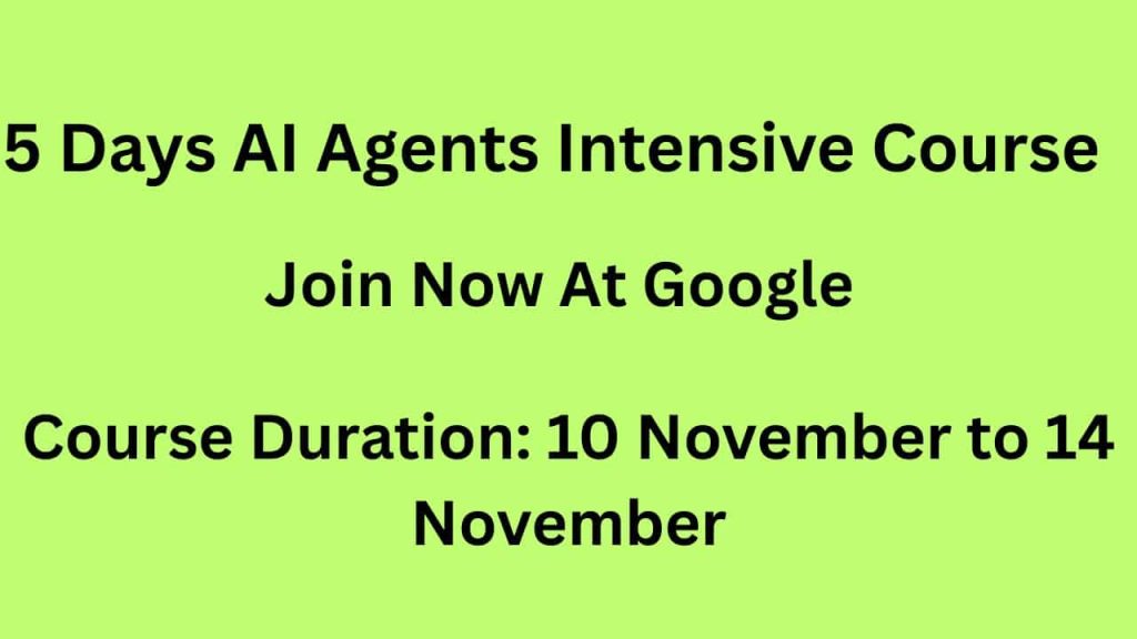 AI Agents Course For Students Registration