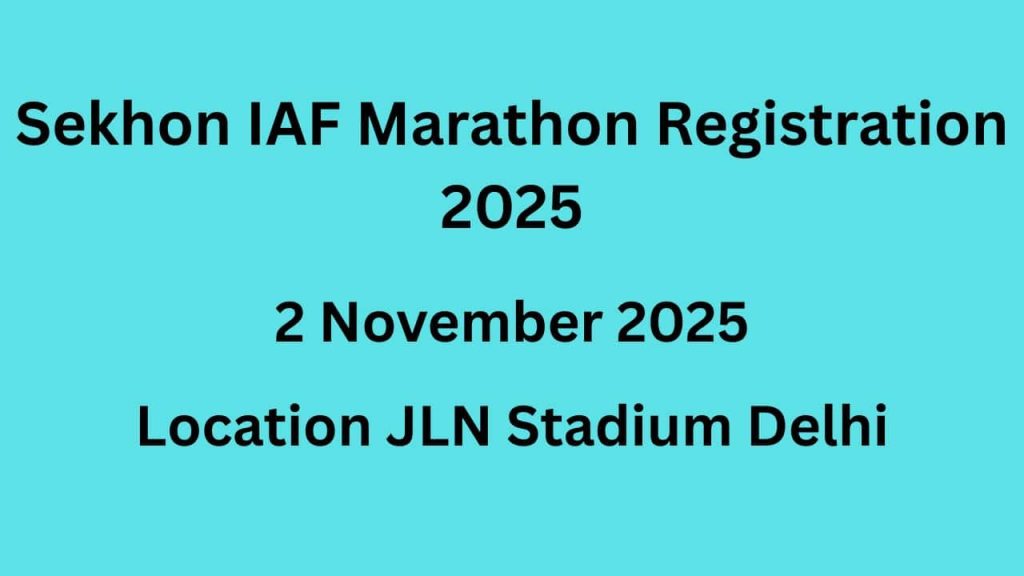 Sekhon IAF Marathon Registration